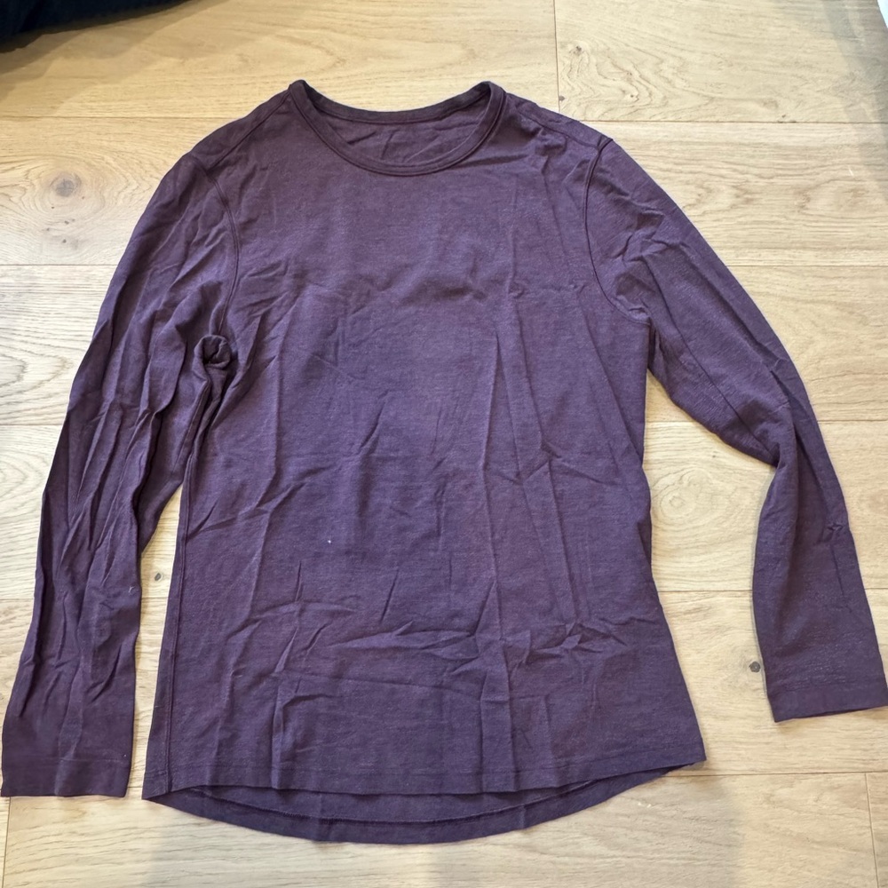 Lululemon Men’s 5 Year Basic LS (long sleeve) Burgundy size S